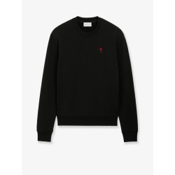 Cotton sweatshirt with iconic embroidery