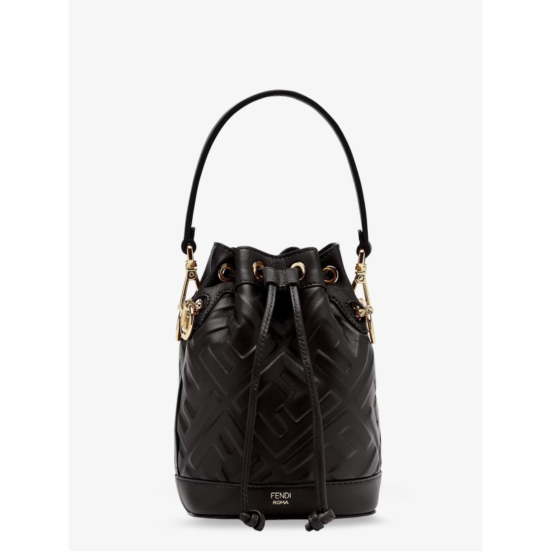 Mon Tresor leather bucket bag