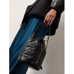 Mon Tresor leather bucket bag