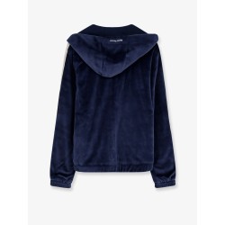 Chenille sweatshirt with iconic side stripes