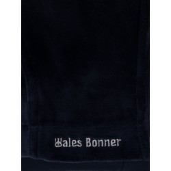 Chenille sweatshirt with iconic side stripes