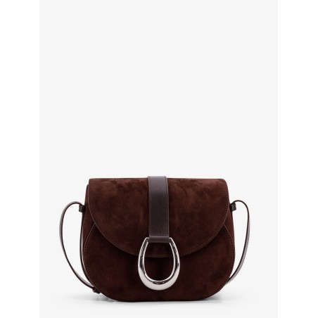 Bella Saddle suede crossbody bag
