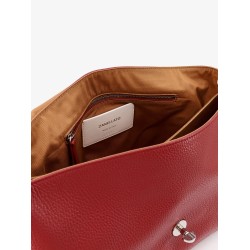 Postina M leather shoulder bag