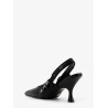 J'Adior leather slingback pumps with croco effect