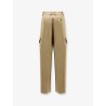 Cotton and wool cargo trousers