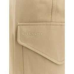 Cotton and wool cargo trousers