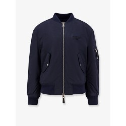 Cotton blend bomber jacket