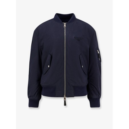 Cotton blend bomber jacket