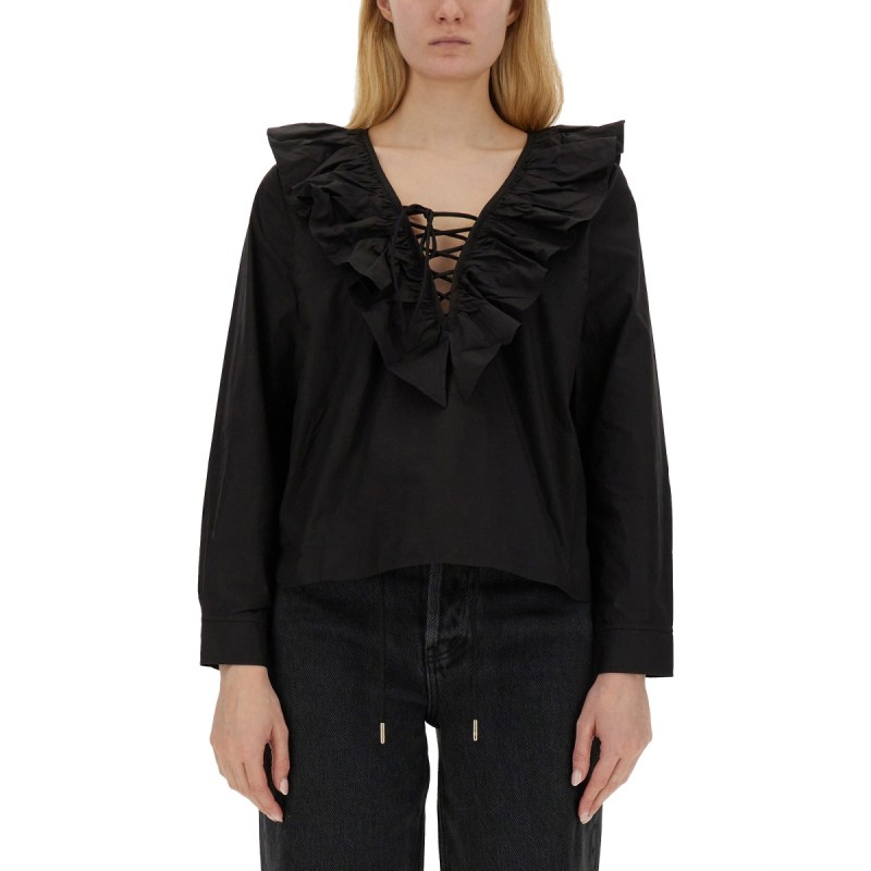 BLOUSE WITH RUFFLES
