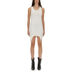 DRESS WITH GARTER DETAIL