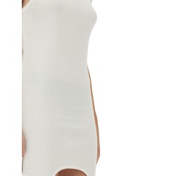 DRESS WITH GARTER DETAIL