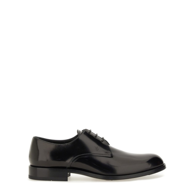LEATHER LACE-UP DERBY SHOE
