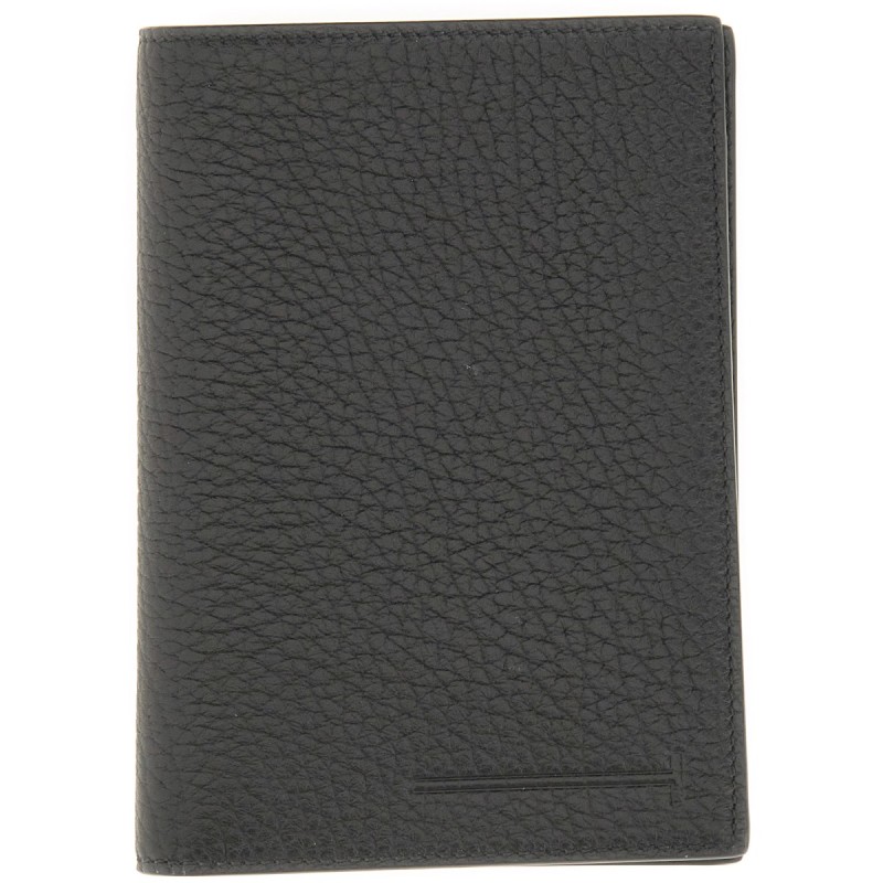 LEATHER "T" CARD HOLDER