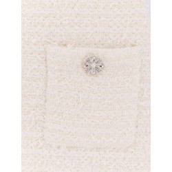 Dress with jewel buttons