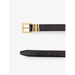 Leather belt with BB Editor leather