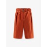 Cotton blend bermuda shorts