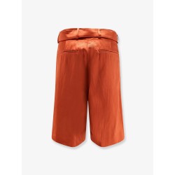Cotton blend bermuda shorts