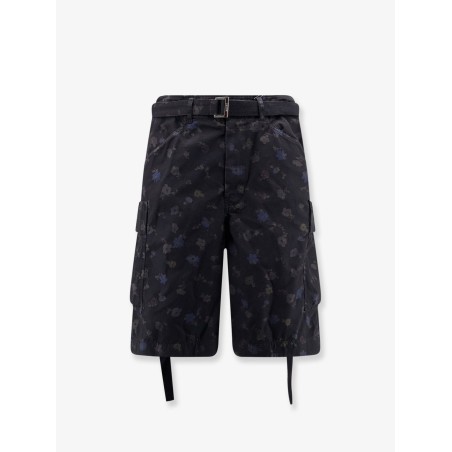 Printed cotton shorts