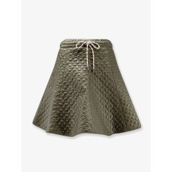Quilted nylon skirt