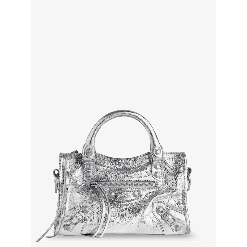 Le City Mini metallic leather crossbody bag