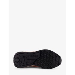 Mesh and suede sneakers with charm detail