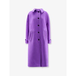 Compact cashmere wool coat