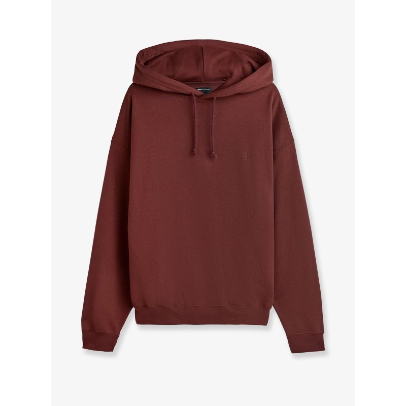 Cotton blend hooded sweatshirt