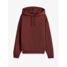 Cotton blend hooded sweatshirt