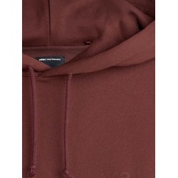 Cotton blend hooded sweatshirt
