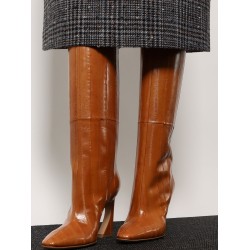 Fendi Arco hagfish leather boots