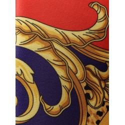 Cheetah Barocco silk duchesse skirt