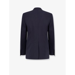 Wool tuxedo with contrasting profiles