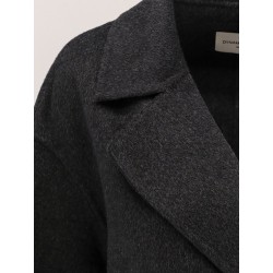 Savile double-breasted wool coat