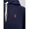 Cotton blend sweatshirt with hood