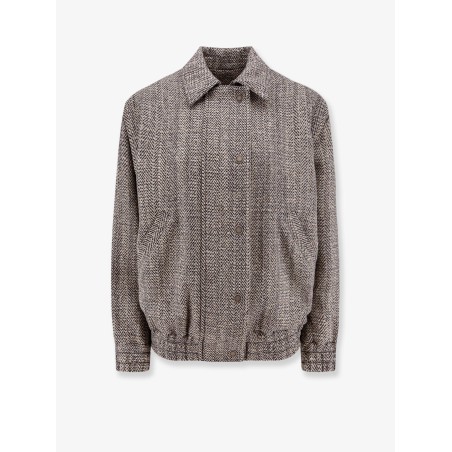 Herringbone fabric jacket