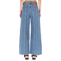 STRIPED "BAGGY" JEANS