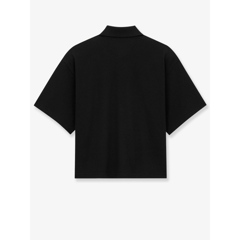 Cotton blend polo shirt