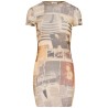 "JOURNAL" PRINT DRESS