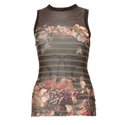 "MARINIERE GRAPE" PRINT TOP