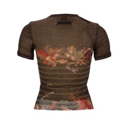 T-SHIRT WITH "MARINIÈRE GRAPE" PRINT