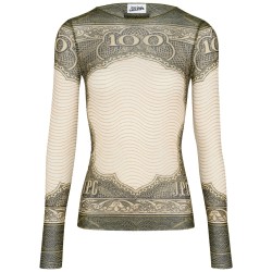TOP WITH "CARTOUCHE" PRINT
