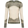 TOP WITH "CARTOUCHE" PRINT