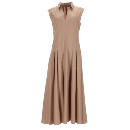 SLEEVELESS COTTON DRESS