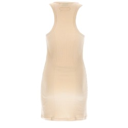 MINI DRESS WITH LOGO PATCH