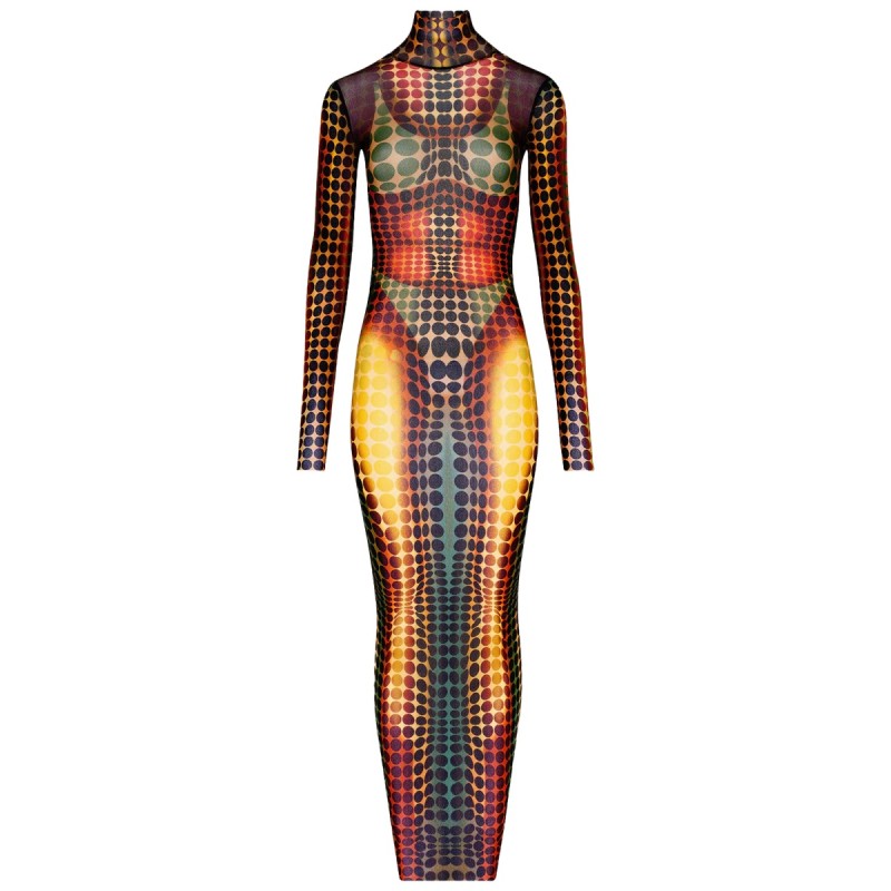 LONG DRESS WITH PRINT