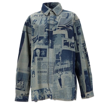 SHIRT WITH "NEWSPAPER" PRINT