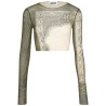 TOP WITH "CARTOUCHE" PRINT