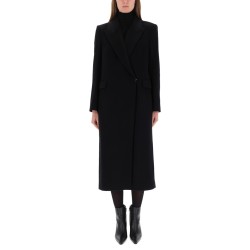 DOUBLE-BREASTED MIDI COAT