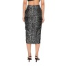 SILK MIDI SKIRT