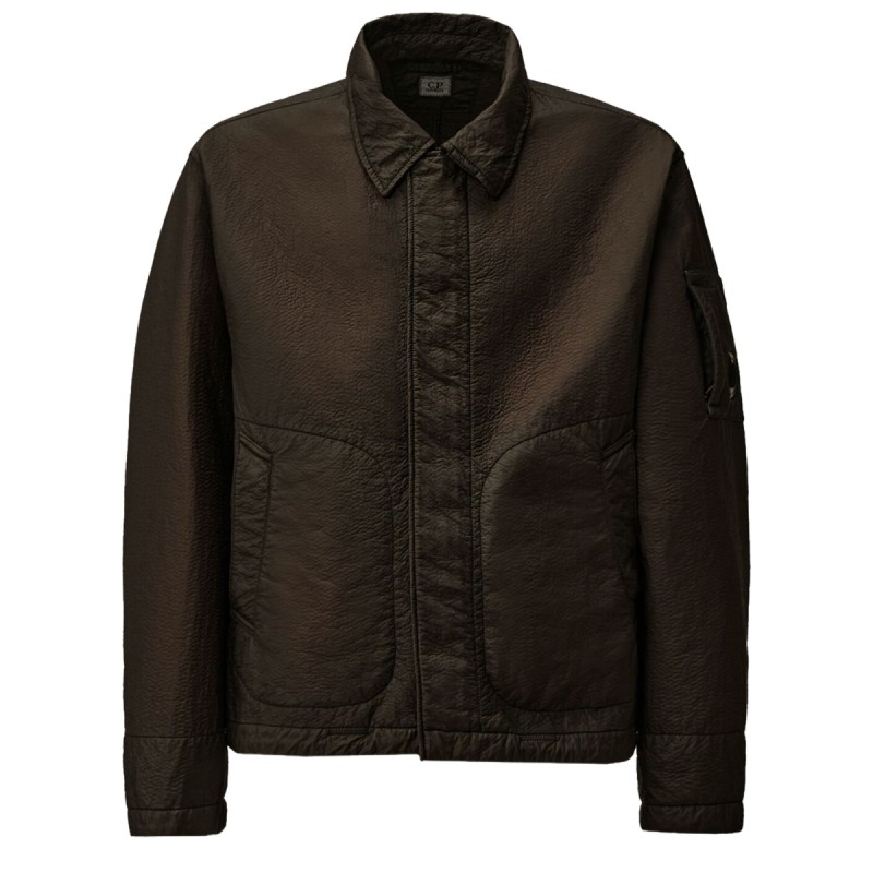 JACKET WITH LOGO PATCH